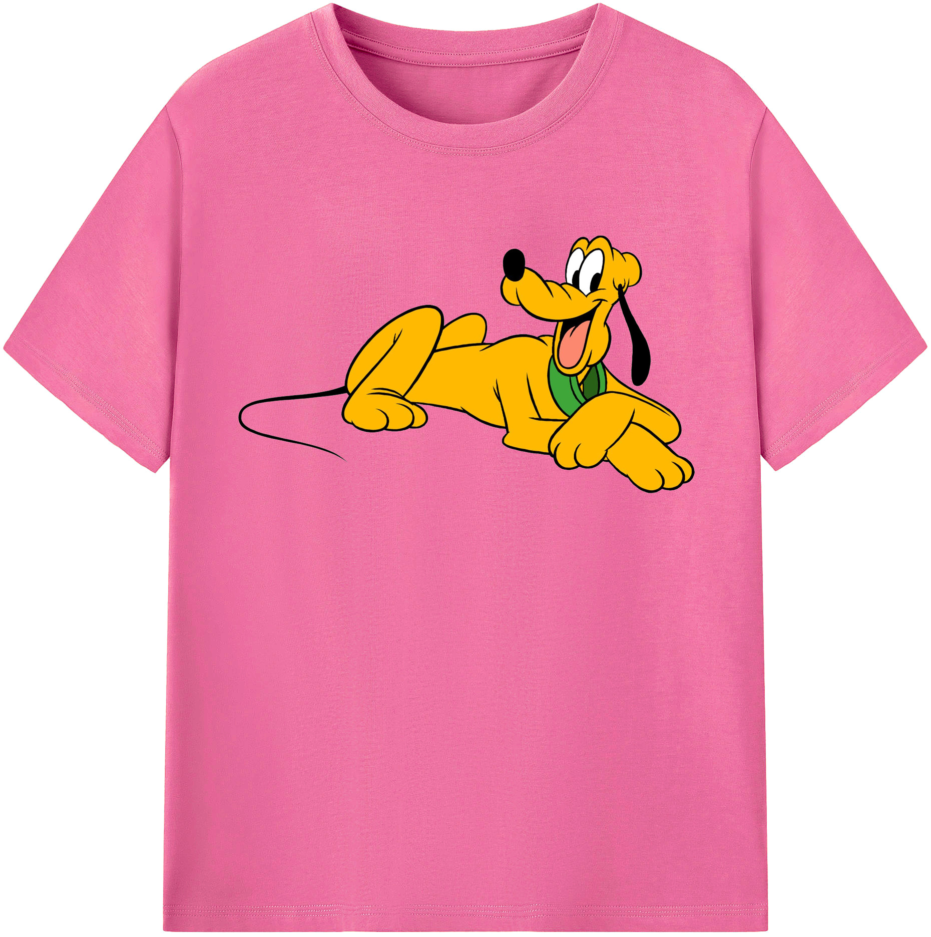 （画像用） ミッキーマウス Mickey Mouse レディースカジュアルプリントTシャツ（綿100％）